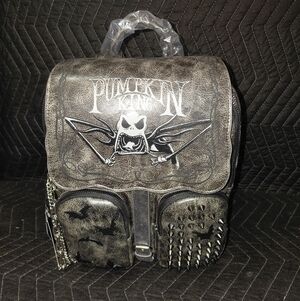 Nitemare Before Christmas( Pumkin King)Black Backpack